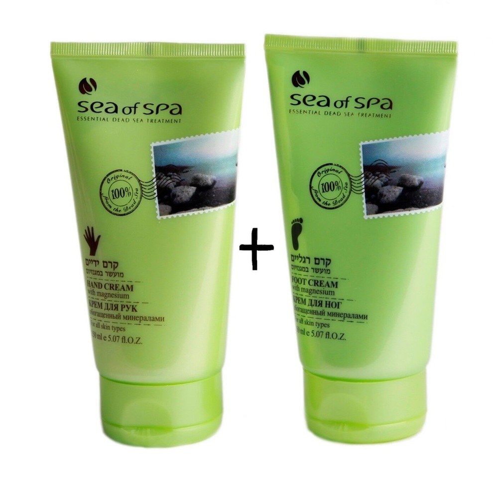NWT Sea of Spa Hand + Foot Cream with Magnesium, Dead Sea